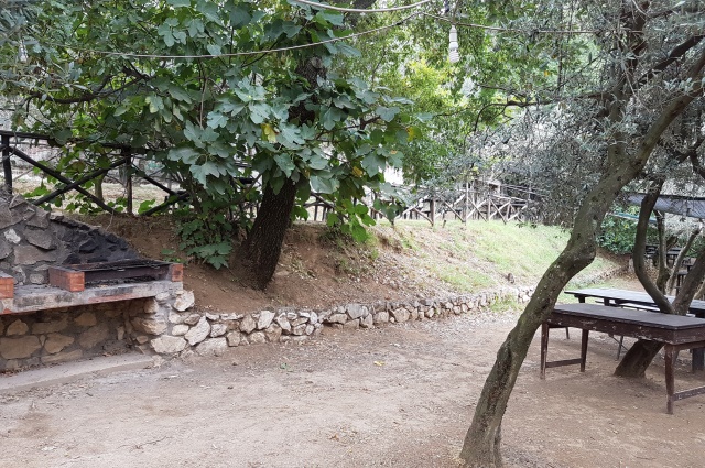area picnic parco degli ulivi tavoli