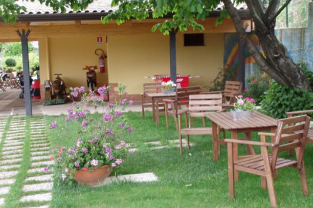 area ristoro parco degli ulivi ingresso